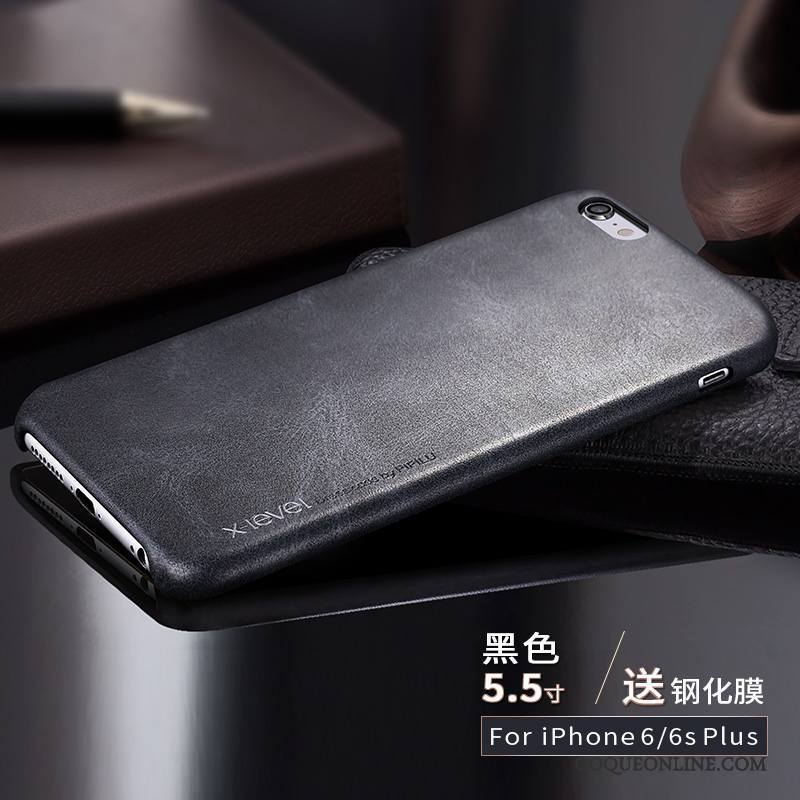 iPhone 6/6s Plus Carte Coque Cuir Étui Incassable Protection De Téléphone