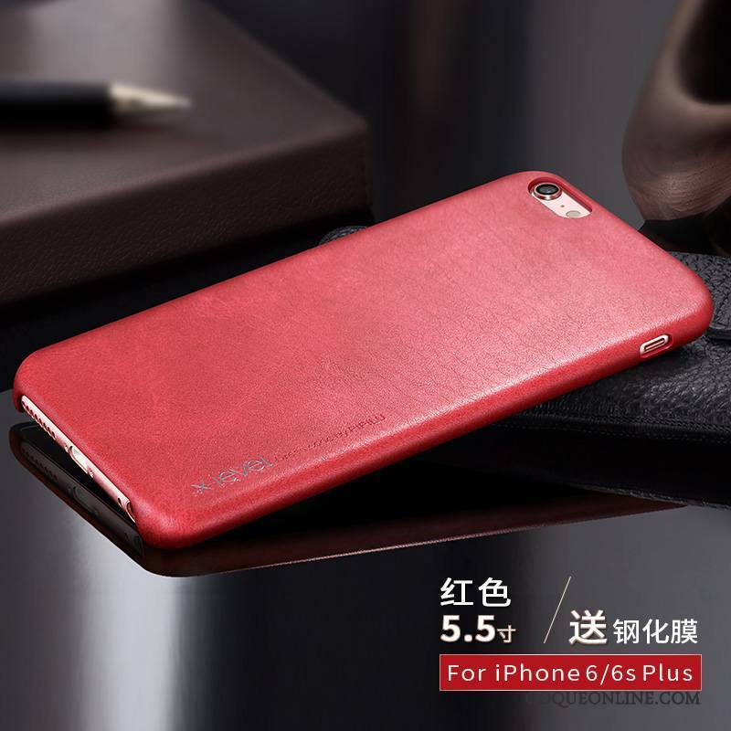 iPhone 6/6s Plus Carte Coque Cuir Étui Incassable Protection De Téléphone