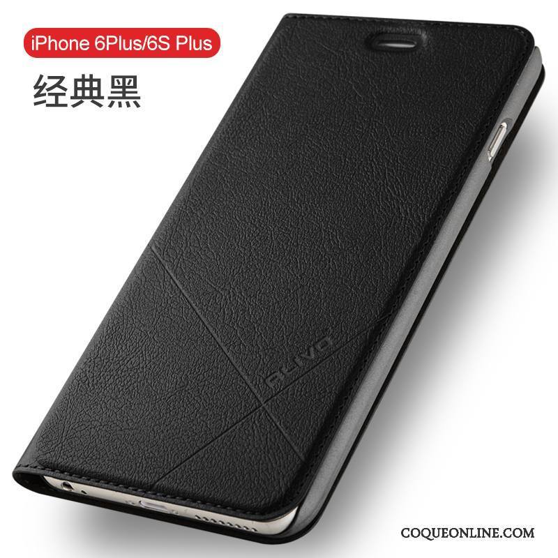 iPhone 6/6s Plus Clamshell Étui Coque De Téléphone Protection Incassable Difficile Étui En Cuir