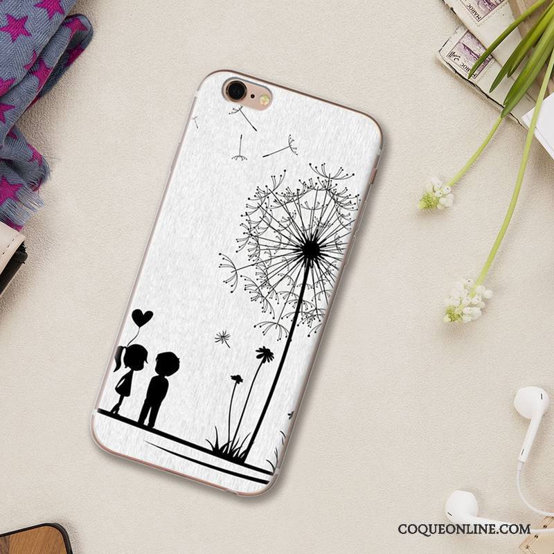 iPhone 6/6s Plus Coque Créatif Dessin Animé Charmant Personnalité Tout Compris Incassable Rose