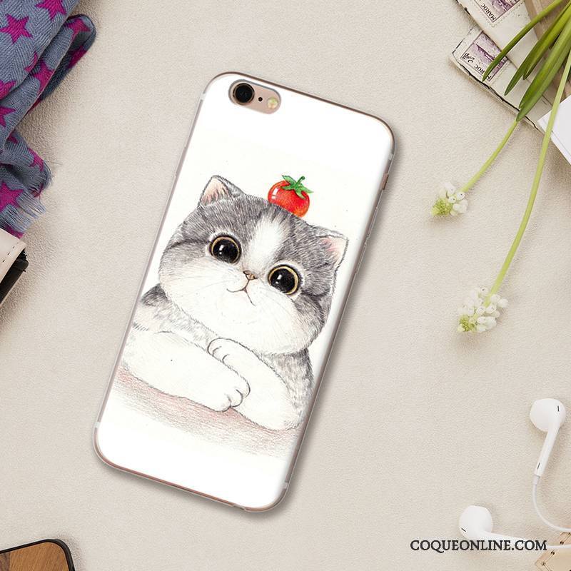 iPhone 6/6s Plus Coque Créatif Dessin Animé Charmant Personnalité Tout Compris Incassable Rose