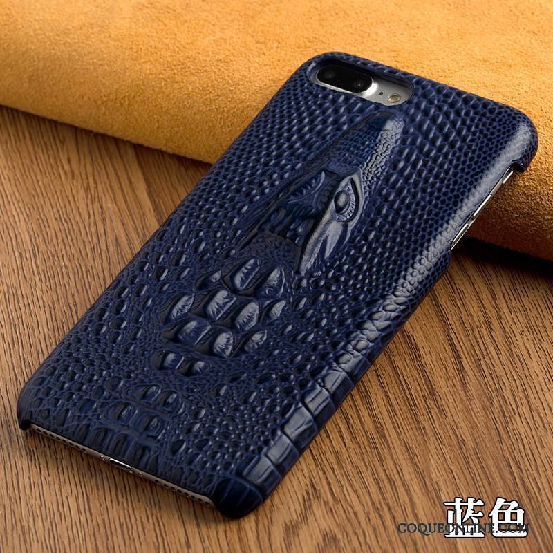 iPhone 6/6s Plus Coque De Téléphone Cuir Véritable Couvercle Arrière Personnalisé Étui Protection Incassable