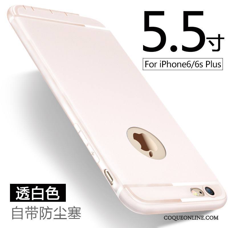 iPhone 6/6s Plus Coque De Téléphone Fluide Doux Protection Délavé En Daim Téléphone Portable Tout Compris Étui