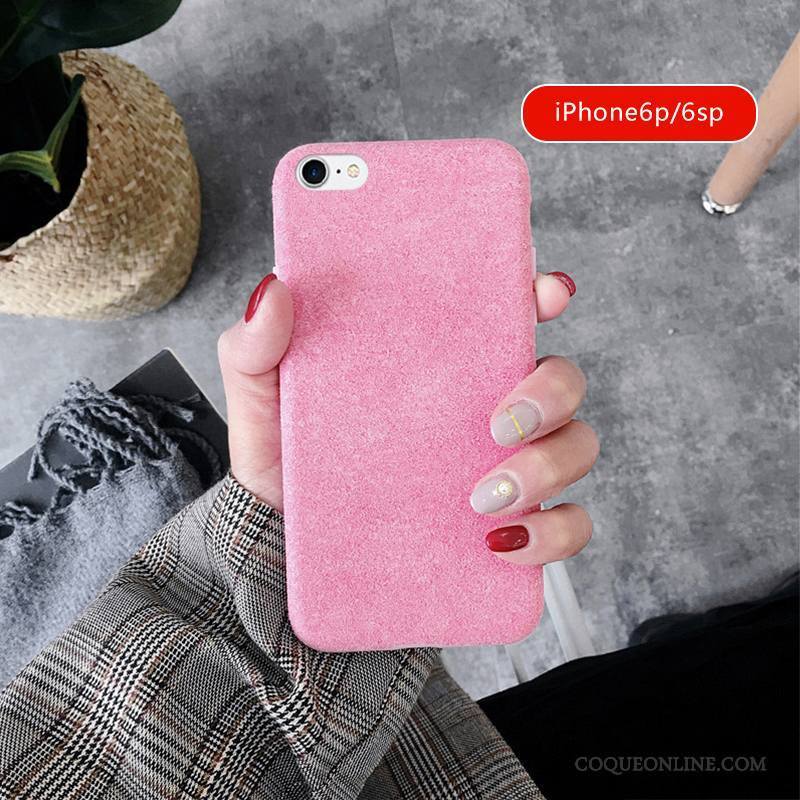 iPhone 6/6s Plus Coque De Téléphone Incassable Personnalité Tout Compris Simple Couleur Unie Nouveau