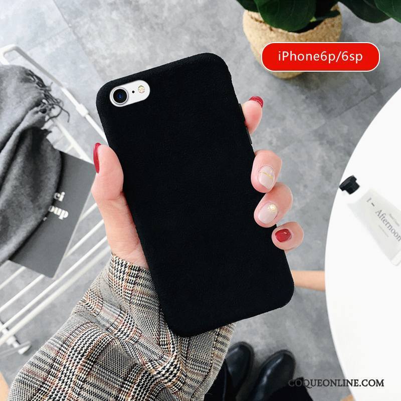 iPhone 6/6s Plus Coque De Téléphone Incassable Personnalité Tout Compris Simple Couleur Unie Nouveau