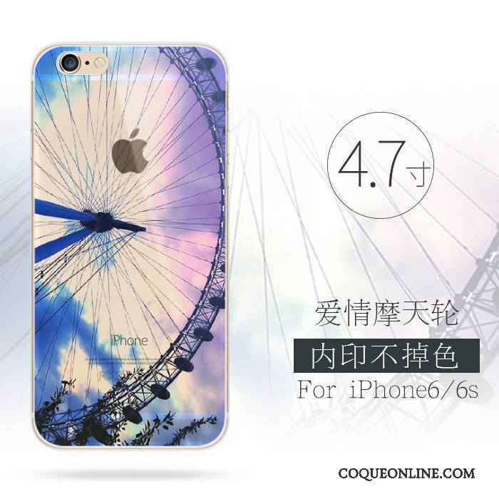 iPhone 6/6s Plus Coque De Téléphone Nouveau Style Chinois Vert Art Créatif Tendance