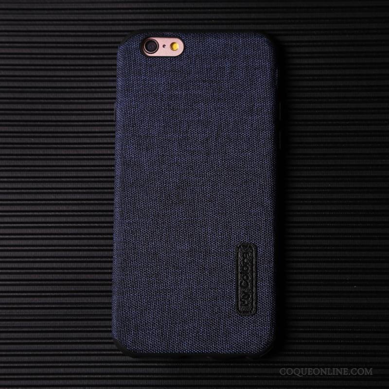 iPhone 6/6s Plus Coque De Téléphone Personnalité Tout Compris Bleu Délavé En Daim Incassable Étui