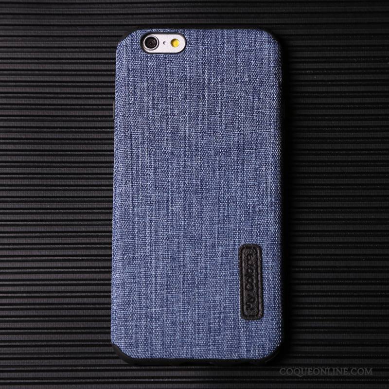 iPhone 6/6s Plus Coque De Téléphone Personnalité Tout Compris Bleu Délavé En Daim Incassable Étui