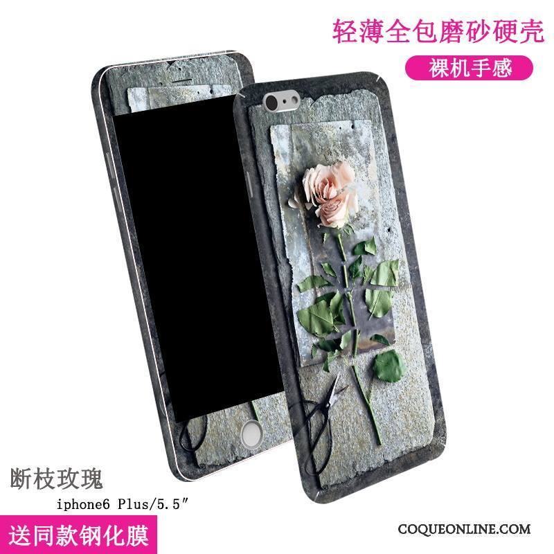 iPhone 6/6s Plus Coque De Téléphone Tout Compris Difficile Incassable Membrane Dessin Animé Étui