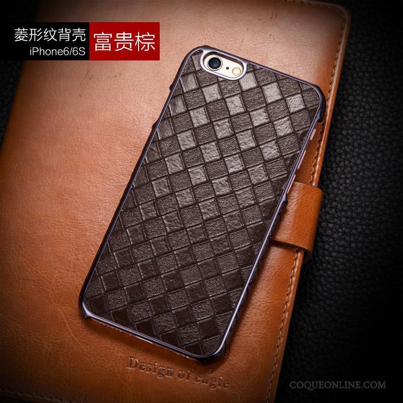 iPhone 6/6s Plus Coque Tendance Incassable Noir De Téléphone Business Luxe