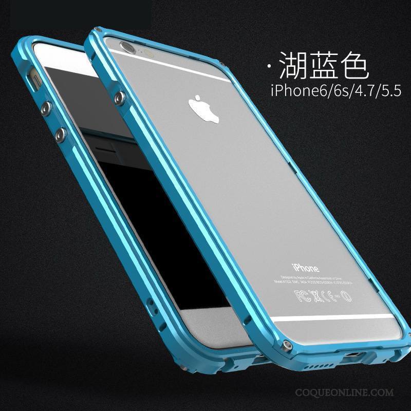 iPhone 6/6s Plus Coque Tout Compris Couvercle Arrière Métal Étui Incassable Tendance Vert Foncé