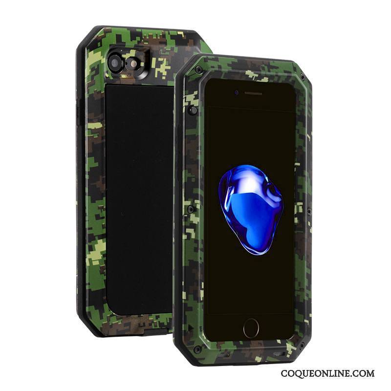 iPhone 6/6s Plus Coque Tout Compris Protection Gris Trois Défenses Étui Incassable Métal