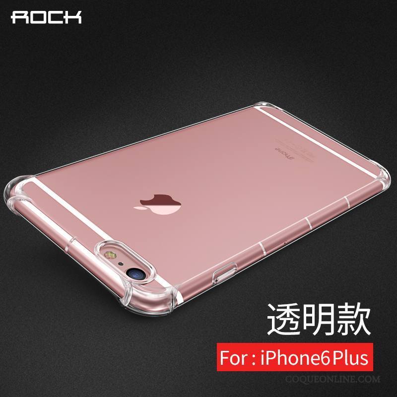 iPhone 6/6s Plus Coque Étui Nouveau Tout Compris Silicone Rose Très Mince Tendance