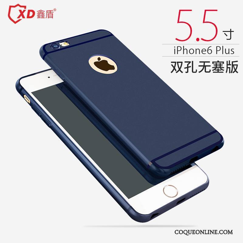 iPhone 6/6s Plus Fluide Doux Silicone Tendance Délavé En Daim Coque De Téléphone Incassable Étui