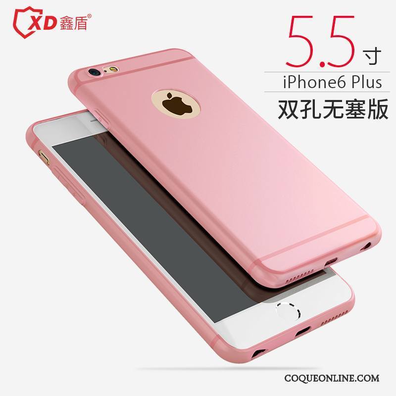 iPhone 6/6s Plus Fluide Doux Silicone Tendance Délavé En Daim Coque De Téléphone Incassable Étui