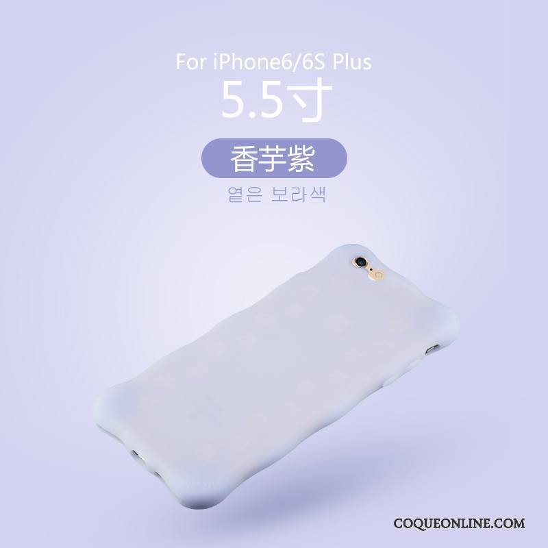 iPhone 6/6s Plus Lumineuses Coque De Téléphone Silicone Rose Incassable Marque De Tendance Tout Compris