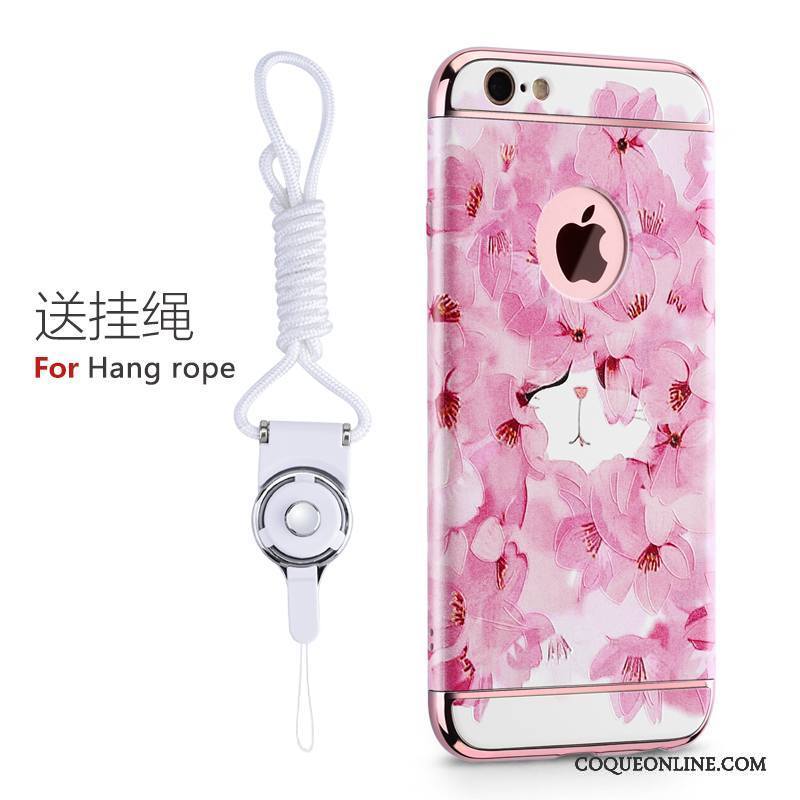 iPhone 6/6s Plus Marque De Tendance Difficile Coque Rose Étui Élégant Tout Compris