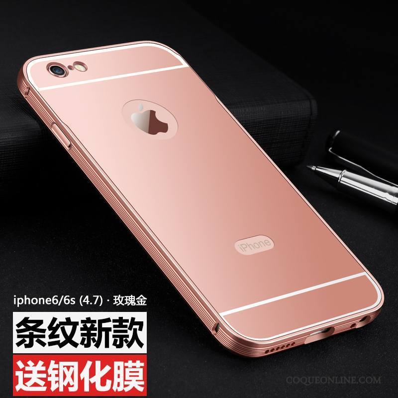 iPhone 6/6s Plus Nouveau Protection Métal Incassable Or Rose Étui Coque De Téléphone