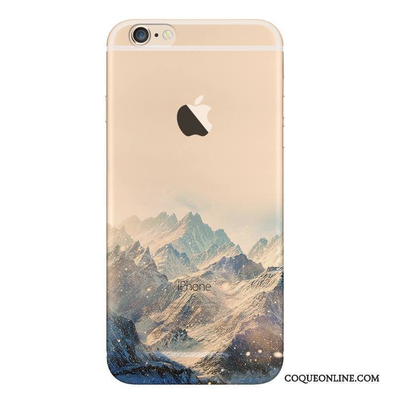 iPhone 6/6s Plus Personnalité Tendance Tout Compris Silicone Paysage Incassable Coque De Téléphone