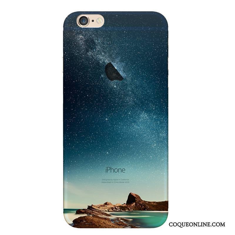 iPhone 6/6s Plus Personnalité Tendance Tout Compris Silicone Paysage Incassable Coque De Téléphone