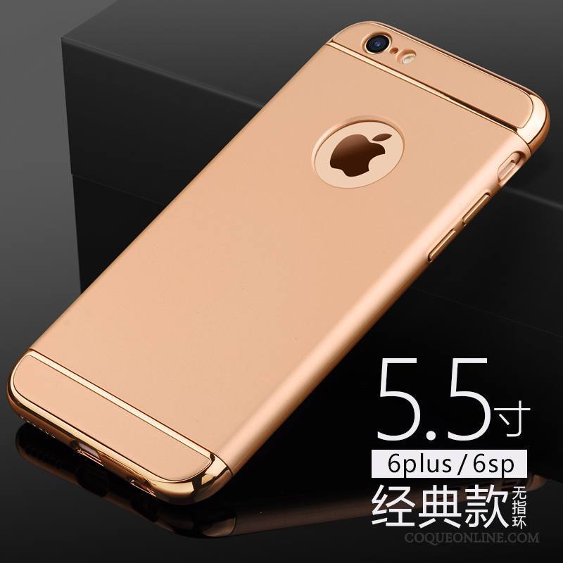 iPhone 6/6s Plus Protection Délavé En Daim Coque Anneau De Téléphone Difficile Étui