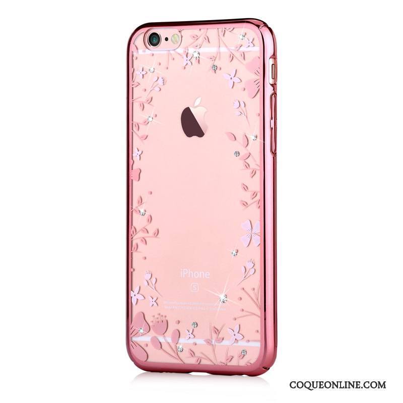 iPhone 6/6s Plus Protection Nouveau Coque Strass De Téléphone Or Difficile