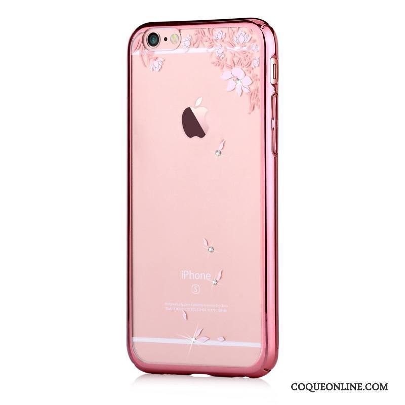 iPhone 6/6s Plus Protection Nouveau Coque Strass De Téléphone Or Difficile