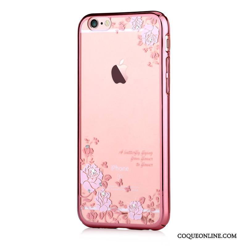 iPhone 6/6s Plus Protection Nouveau Coque Strass De Téléphone Or Difficile