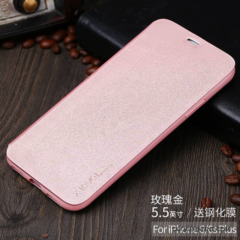 iPhone 6/6s Plus Protection Étui Coque De Téléphone Étui En Cuir Clamshell Carte Incassable