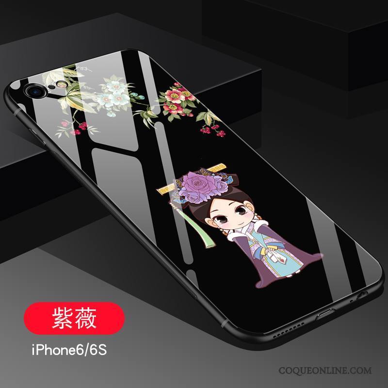 iPhone 6/6s Plus Silicone Incassable Violet Étui Légère Personnalité Coque De Téléphone