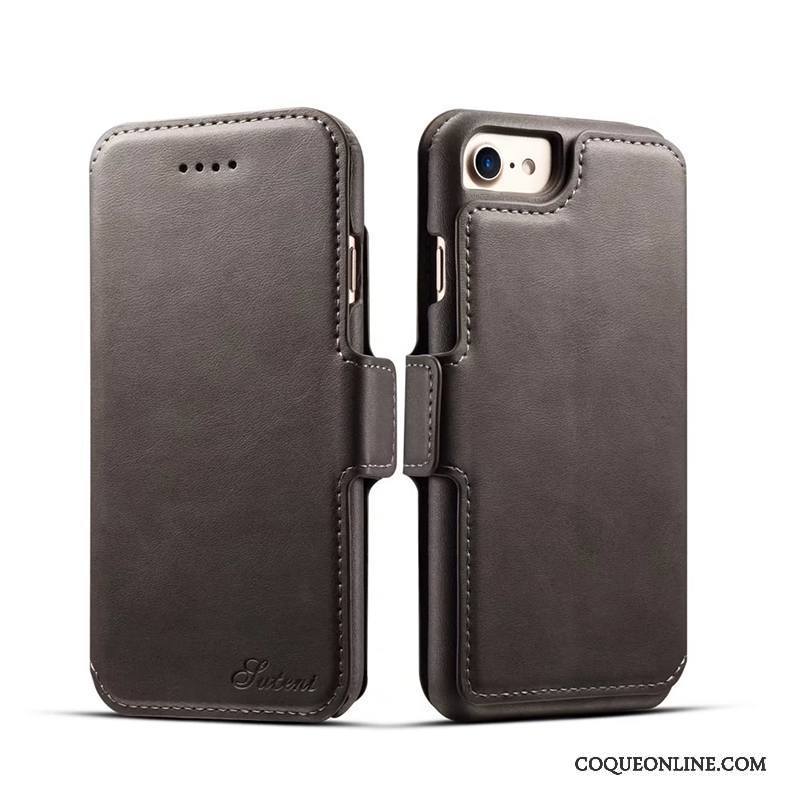 iPhone 6/6s Plus Tendance Étui Carte Étui En Cuir Incassable Protection Coque De Téléphone