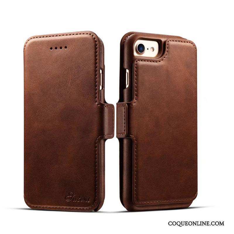 iPhone 6/6s Plus Tendance Étui Carte Étui En Cuir Incassable Protection Coque De Téléphone