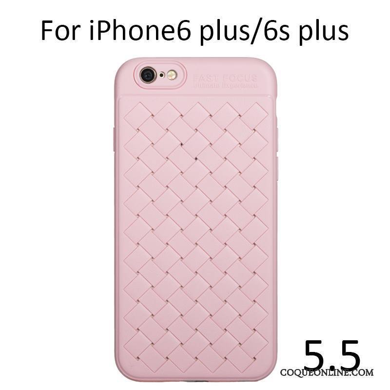 iPhone 6/6s Plus Tout Compris Nouveau Coque De Téléphone Silicone Rose Modèle Fleurie Cuir