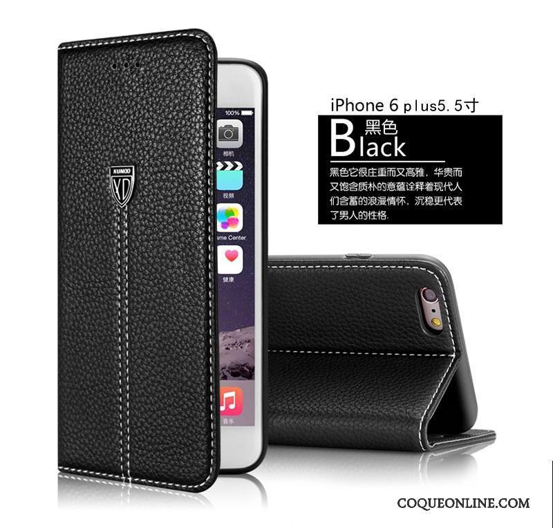 iPhone 6/6s Plus Étui Cuir Véritable Protection Coque De Téléphone Étui En Cuir