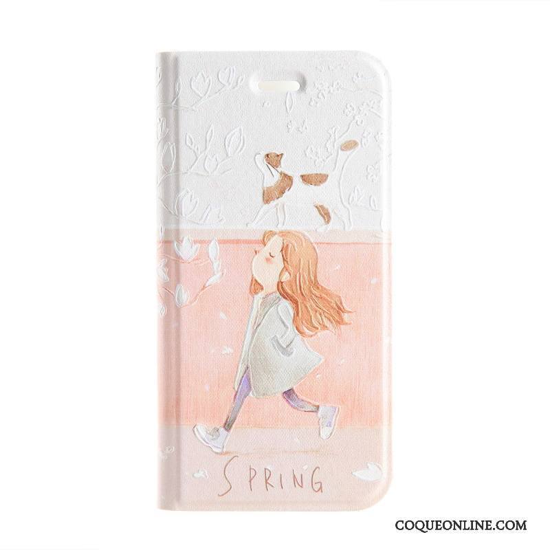 iPhone 6/6s Plus Étui Protection Gaufrage Étui En Cuir Coque De Téléphone Dimensionnel Tendance