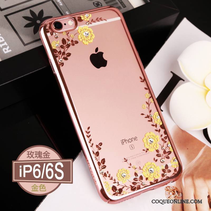 iPhone 6/6s Strass Transparent Tout Compris Difficile Nouveau Coque De Téléphone