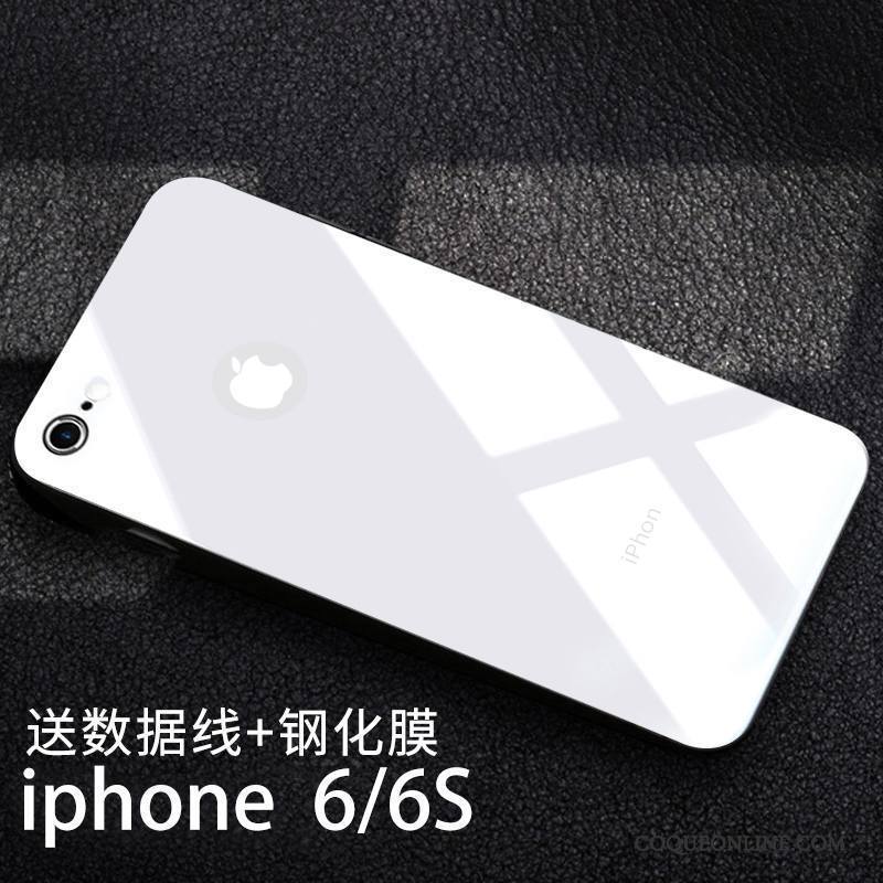 iPhone 6/6s Tout Compris Incassable Coque De Téléphone Tendance Silicone Étui Verre