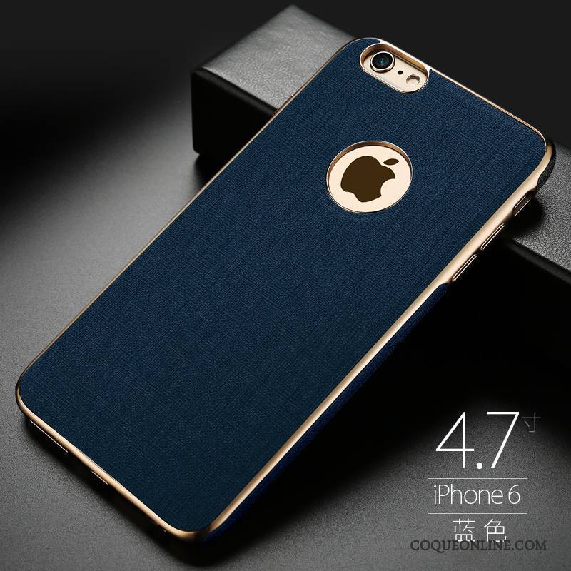 iPhone 6/6s Élégant Tendance Coque De Téléphone Étui Magnétisme Fluide Doux Bleu