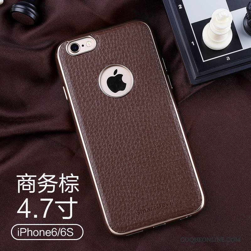 iPhone 6/6s Étui Mince Business Simple Protection Coque De Téléphone Fluide Doux