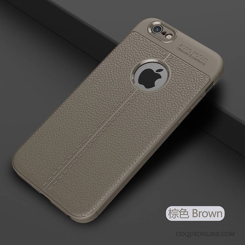 iPhone 6/6s Étui Silicone Protection Coque De Téléphone Nouveau Noir Incassable