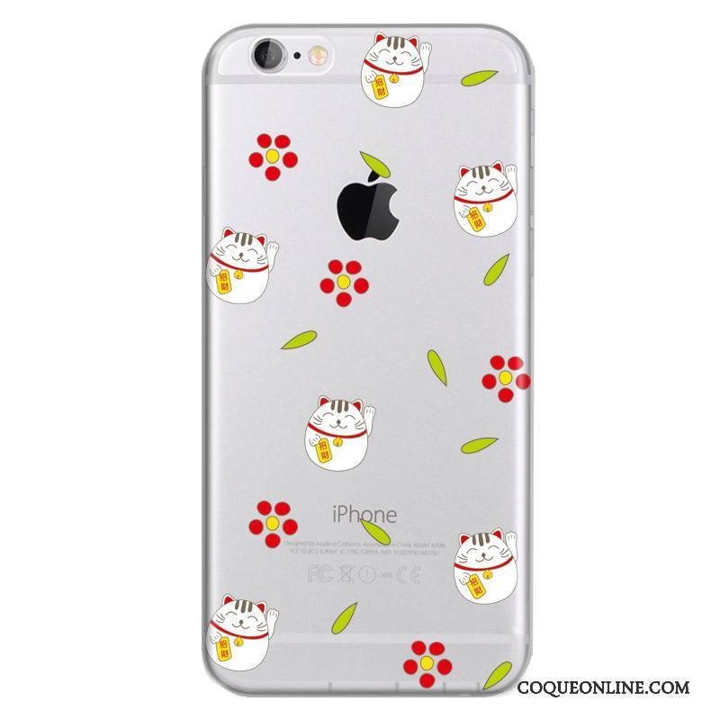 iPhone 6/6s Étui Étoile Dessin Animé Vert Téléphone Portable Coque De Téléphone Silicone