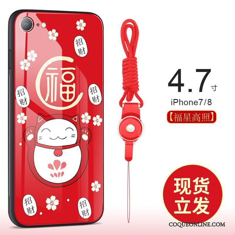 iPhone 7 Chiens Rouge Tout Compris Richesse Coque De Téléphone Chat Incassable