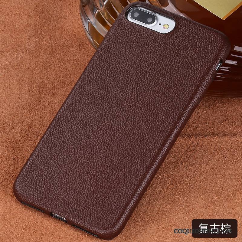 iPhone 7 Coque Créatif Incassable Étui En Cuir Personnalité Marque De Tendance Personnalisé Tout Compris