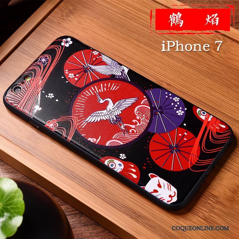 iPhone 7 Coque De Téléphone Amoureux Personnalité Créatif Marque De Tendance Style Chinois Violet