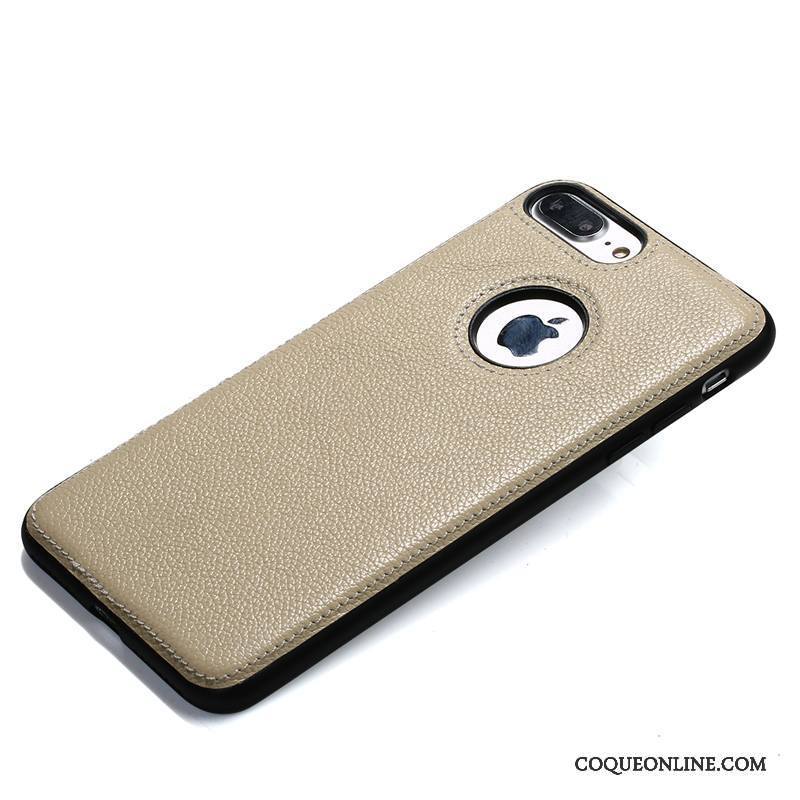 iPhone 7 Coque De Téléphone Incassable Étui En Cuir Protection Couvercle Arrière Tout Compris Or Rose