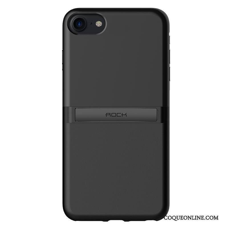 iPhone 7 Coque Tout Compris Créatif Support Noir Légère Incassable Étui