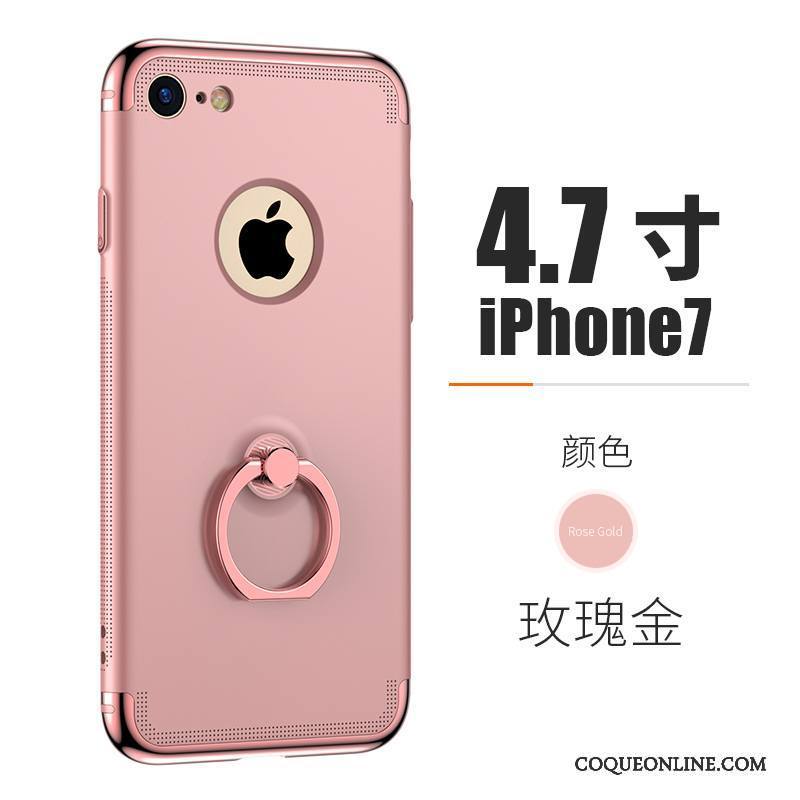 iPhone 7 Coque Tout Compris Difficile Étui Nouveau Or Tendance Incassable