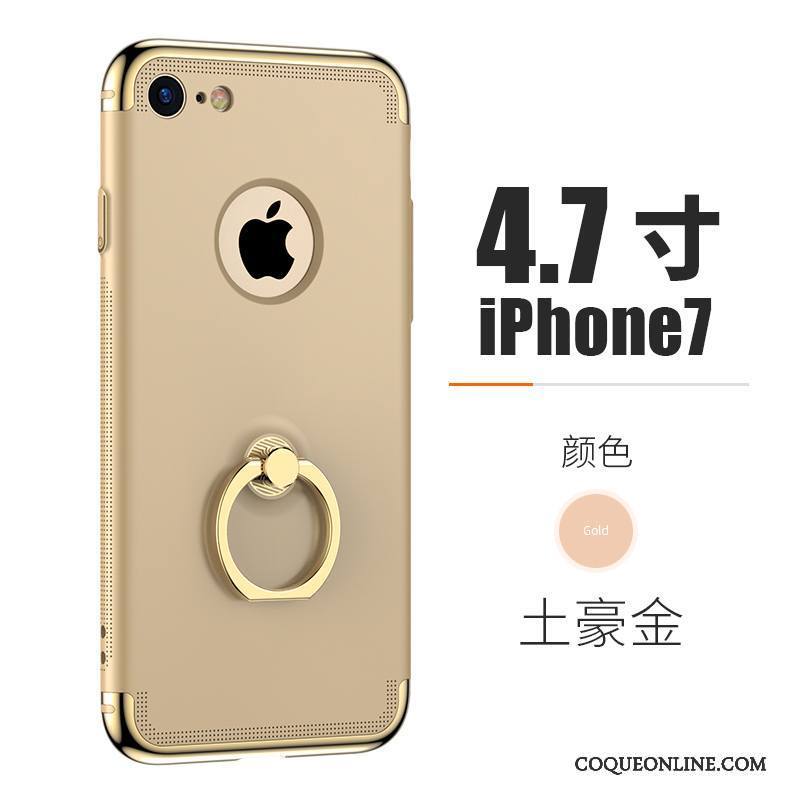 iPhone 7 Coque Tout Compris Difficile Étui Nouveau Or Tendance Incassable