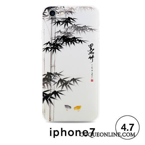 iPhone 7 Créatif Protection Incassable Coque De Téléphone Étui Fluide Doux Gaufrage