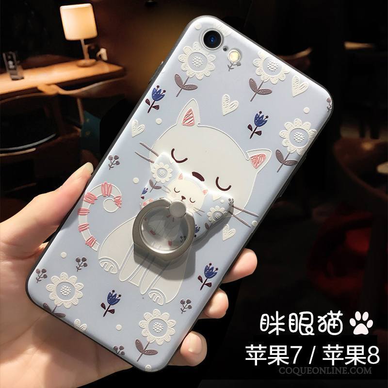 iPhone 7 Gaufrage Incassable Marque De Tendance Nouveau Coque De Téléphone Amoureux Dessin Animé